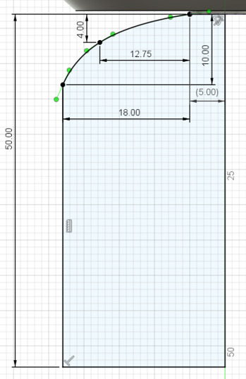 Completed revolve operation